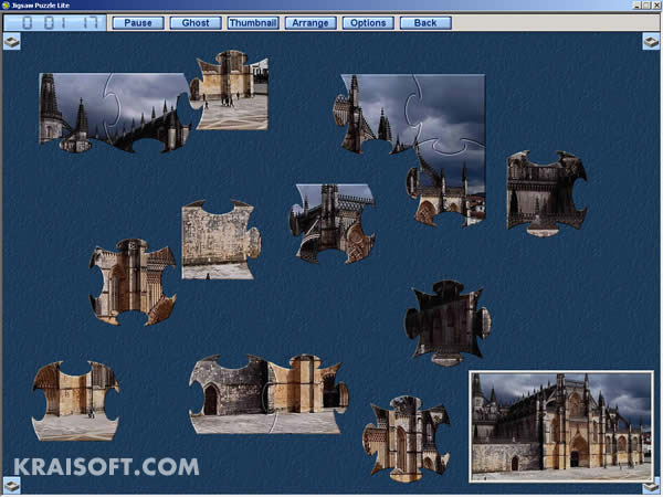 Jigsaw Puzzle Lite - Freeware jigsaw puzzle with lots of puzzles.